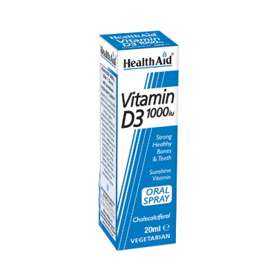 Health Aid Vitamin D3 1000iu Spray 20ml